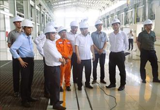 EVNGENCO1 delegation visited and worked at Duyen Hai Thermal Power Company